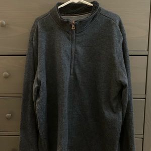 Weatherproof Vintage Heathered Navy Pullover